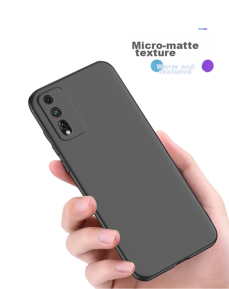 Чехол HotFire для Honor Play4T Pro, противоударный, матовый, полный комплект защиты, простой стиль, TPU, черный