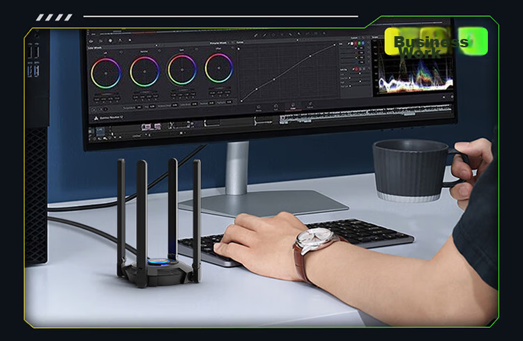 Сетевой адаптер Wavlink Vitesse Ultra AX5400, WiFi 6, USB 3.0, двухдиапазонный, внешний