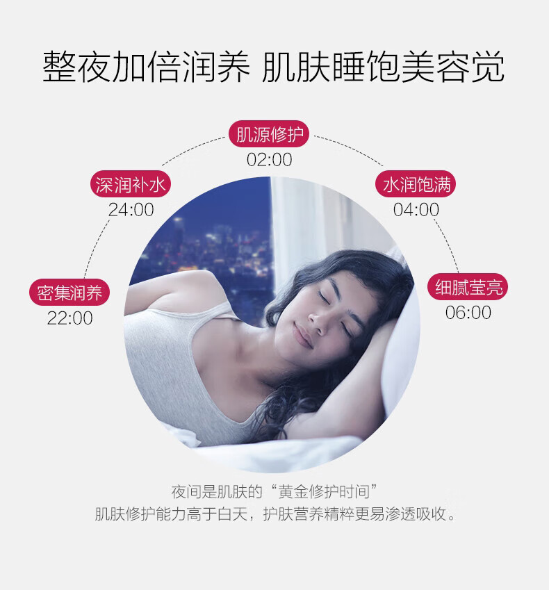薇诺娜极润保湿睡眠面膜100g（涂抹免洗面膜 补水保湿 ）