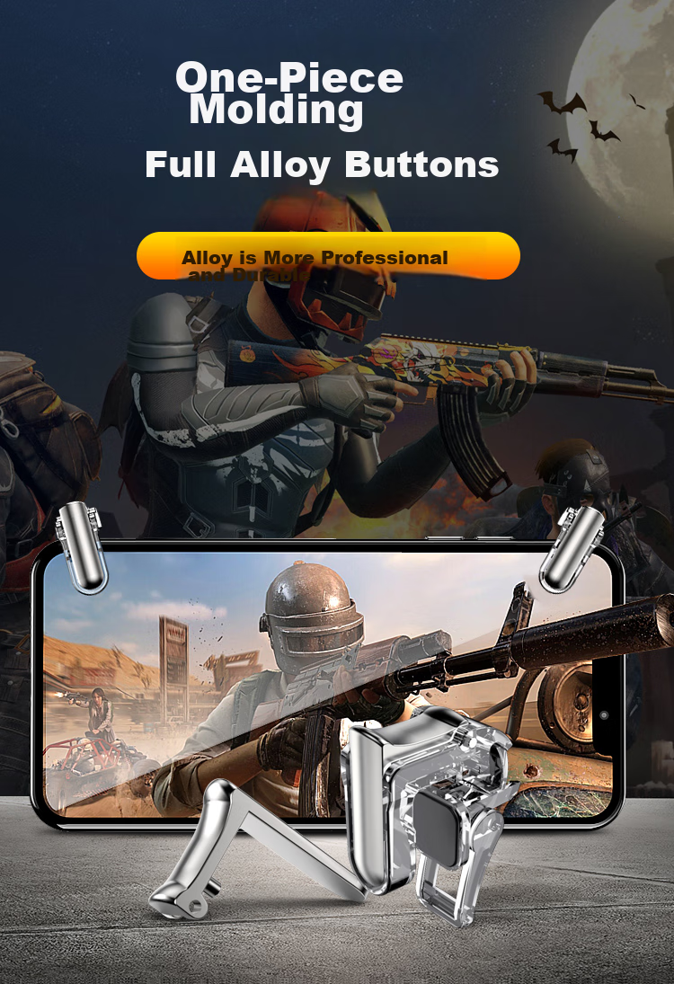 Игровой помощник BIAZE GT01 для мобильных игр, кнопка управления PUBG и Peace Elite, совместим с Apple и Android