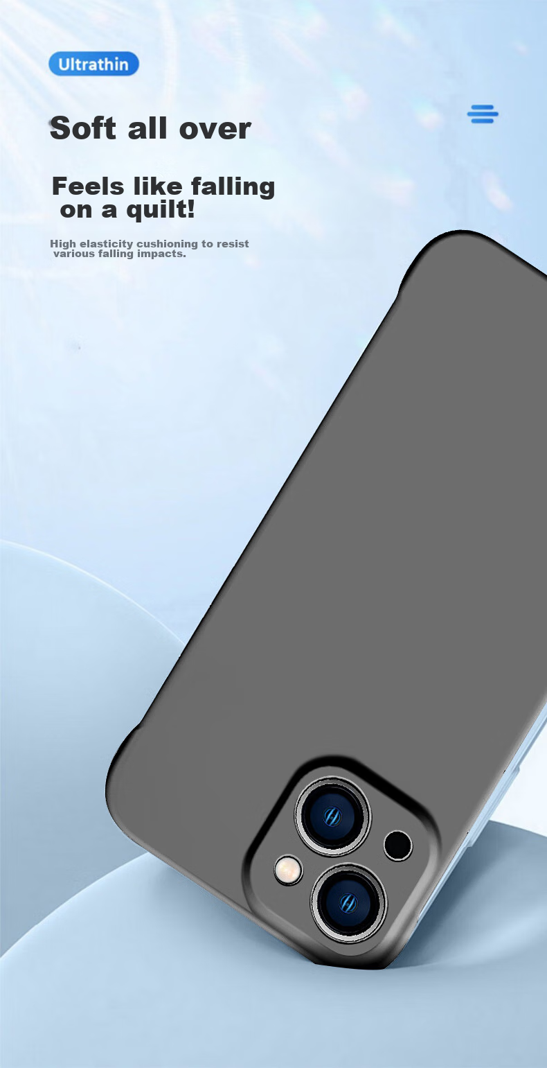 Чехол POZZO для iPhone 13, ультратонкий, полузакрытый, матовый, противоударный, лавандово-серый