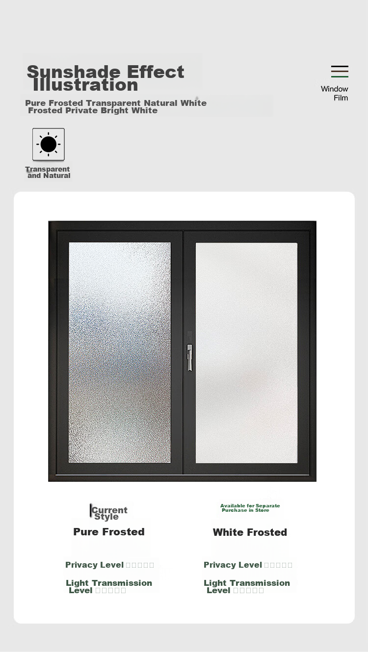 Пленка для окон Quatrefoil Pure Frosted Glass Film, статическая, без клея, для ванной комнаты, 90*300 см