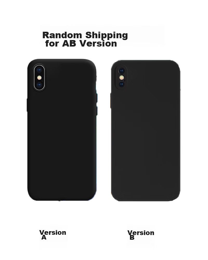 KEKLLE Чехол для iPhone XS, силиконовый, черный