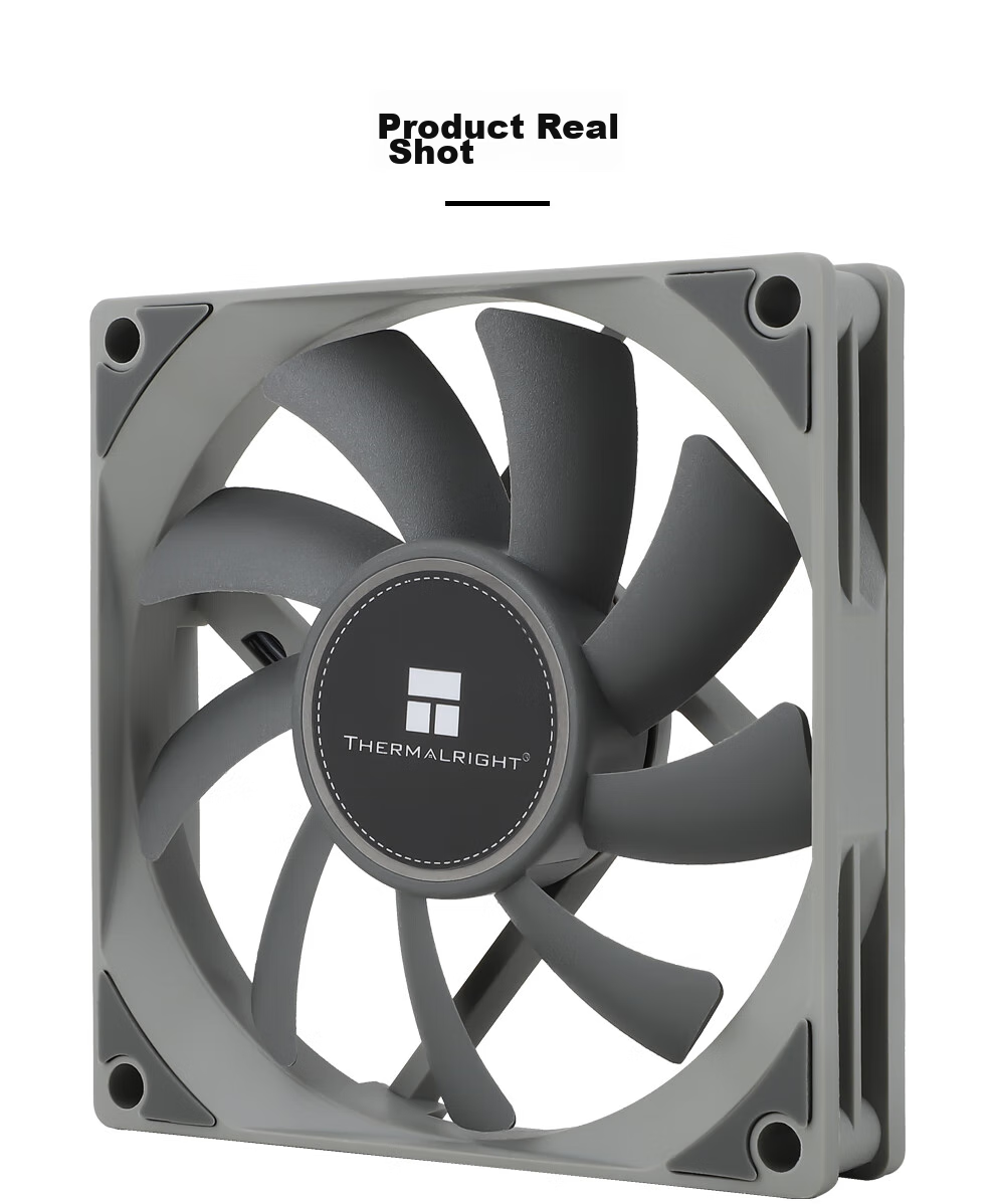 Вентилятор Thermalright TL-8015, 8 см, ультратонкий, S-FDB V2, 4-Pin PWM, 2200 об/мин