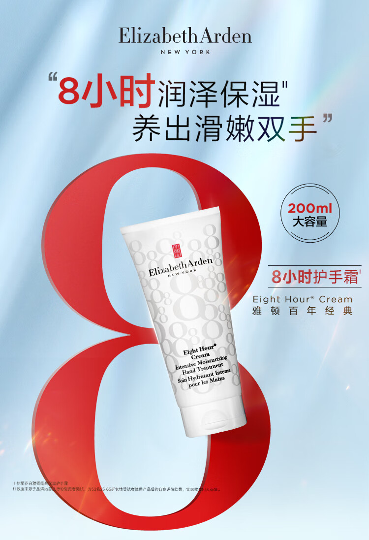 伊丽莎白雅顿经典保湿护手霜200ml+经典润泽唇膏3.7g 礼物 套装