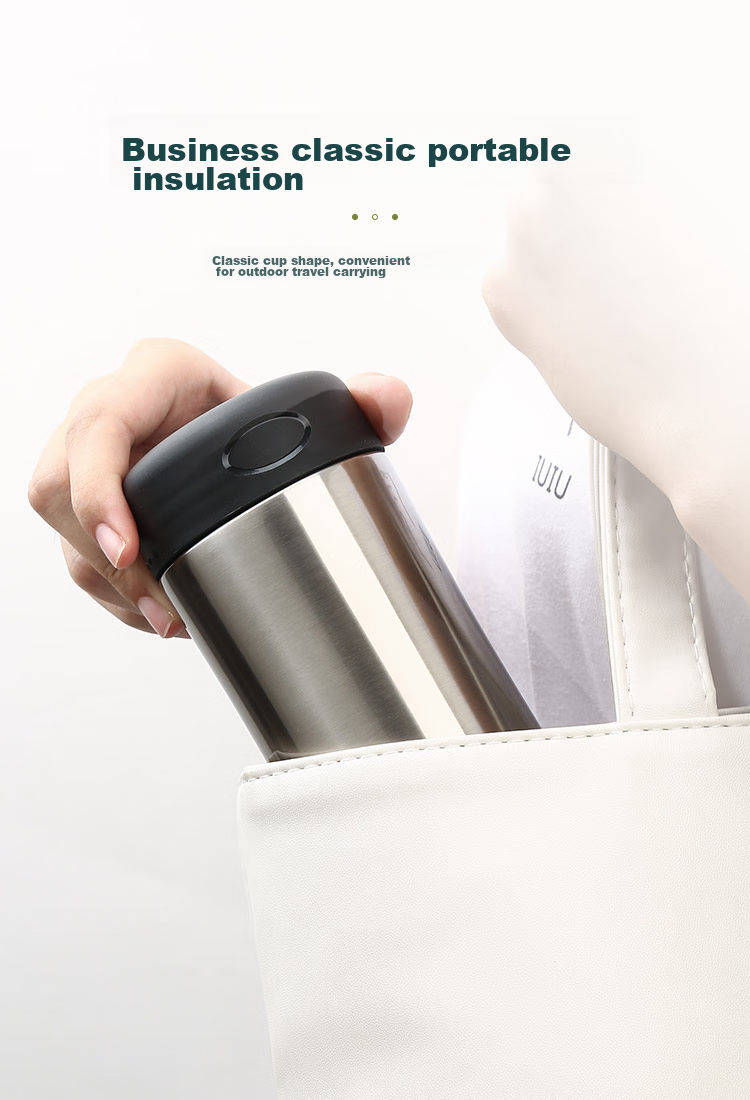 Термос THERMOS JCG-400, 400 мл, нержавеющая сталь, для бизнеса и офиса, цвет серебристый