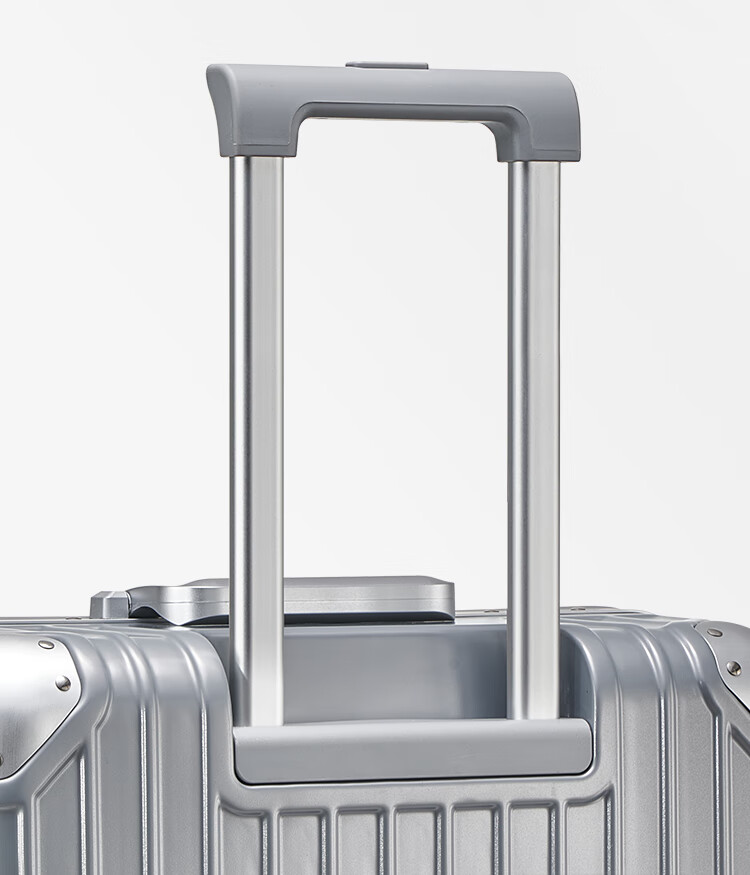 Чемодан OIWAS Armor Suitcase, 20-дюймовый мужской чемодан на колесиках, дорожный чемодан ручной клади, чемодан с алюминиевой рамой, женский чемодан с кодовым замком, серебристый