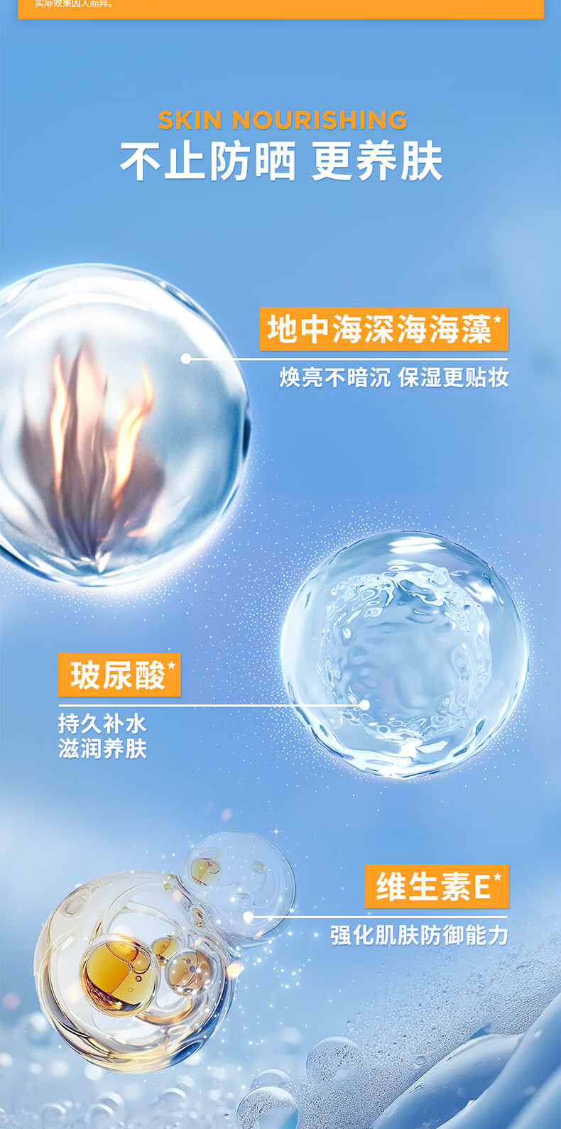 怡思丁（ISDIN）第三代水感防晒霜隔离50ml SPF50+ 进口高倍防晒乳保湿护肤户外