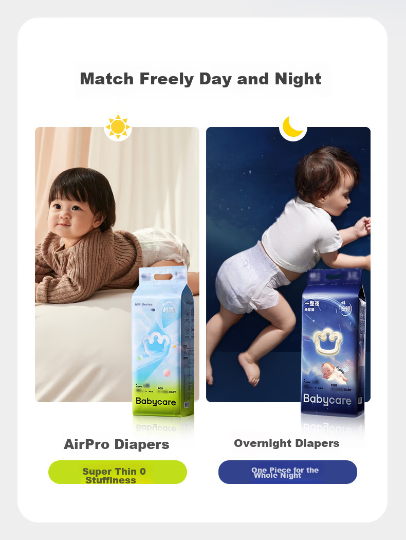 Подгузники Babycare Airpro, размер XL, 36 шт. (12-17 кг), ультратонкие и дышащие для летнего использования