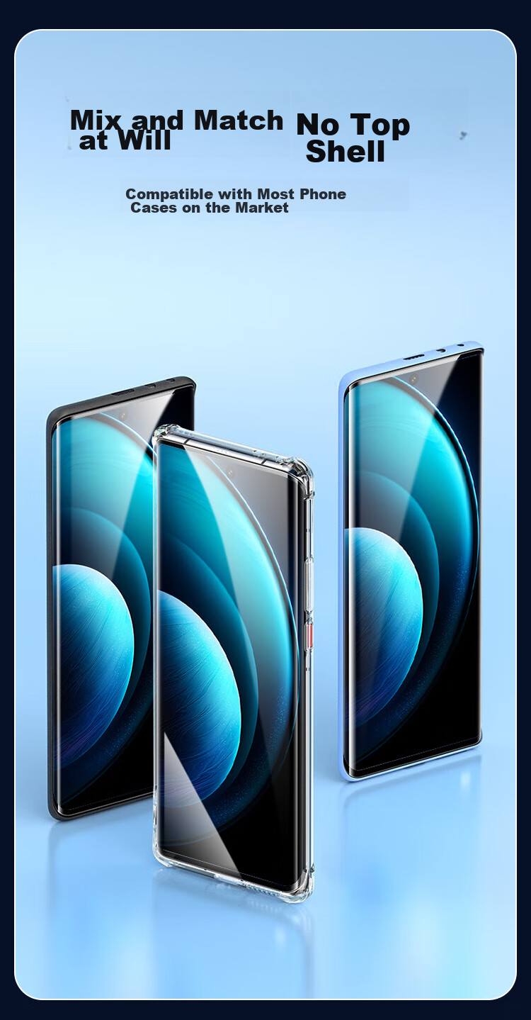 Защитное стекло KOOLIFE для Vivo X100/Pro/sPro/X100Ultra, полноэкранное, ультратонкое, HD, защита от падений и отпечатков пальцев