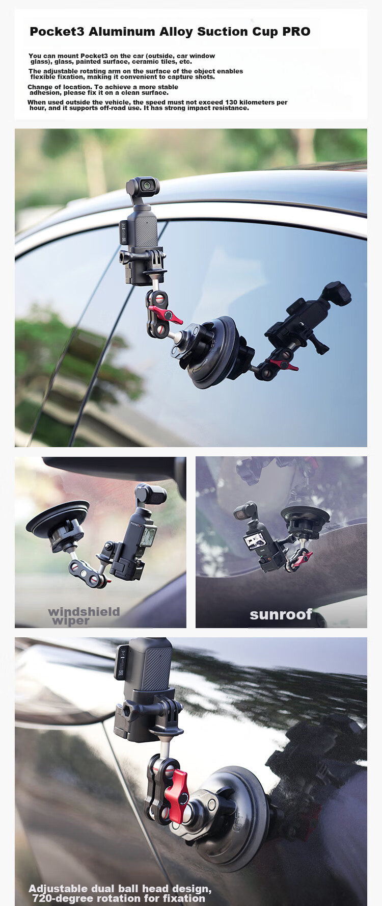 MAXCAM, портативный селфи-штатив для DJI Osmo Pocket 3, настольная подставка для видеоблогов, аксессуар