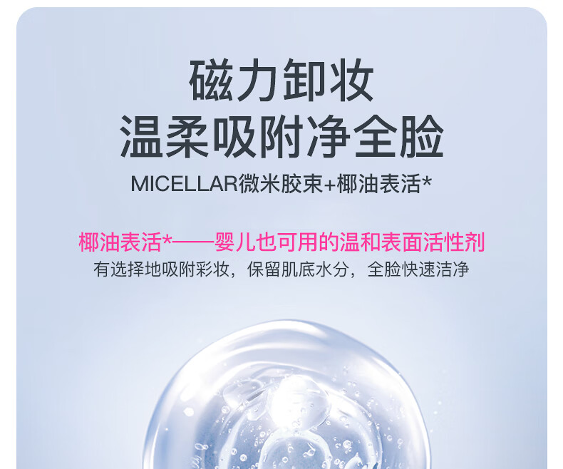 蓓昂斯净颜卸妆水500mlx2加湿巾一包 眼唇卸妆液礼盒情人节女友礼盒