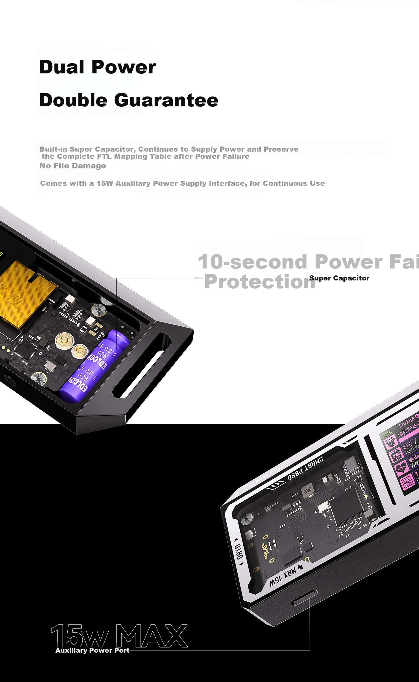 Внешний корпус для M.2 NVMe SSD