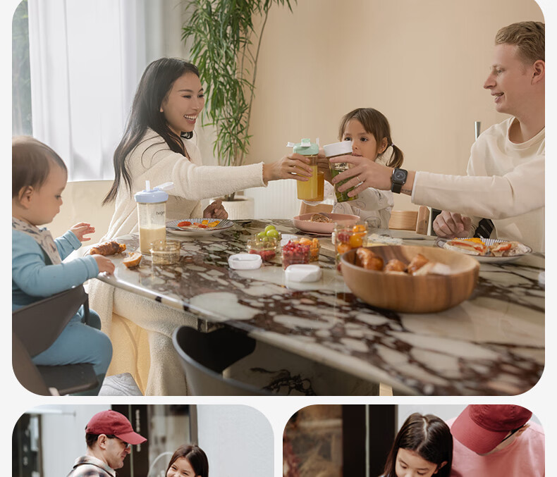 Бутылочка для кормления HEGEN Baby Bottle Set, PPSU, 150мл + 240мл, с крышками для хранения, набор из 2 шт., цвет "Morandi"