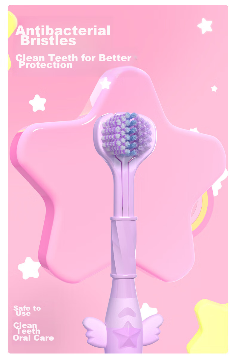 Трехсторонняя зубная щетка DR.BAEK Fairy Wand для взрослых, антибактериальная, мягкая щетина, защита десен, 3 шт.