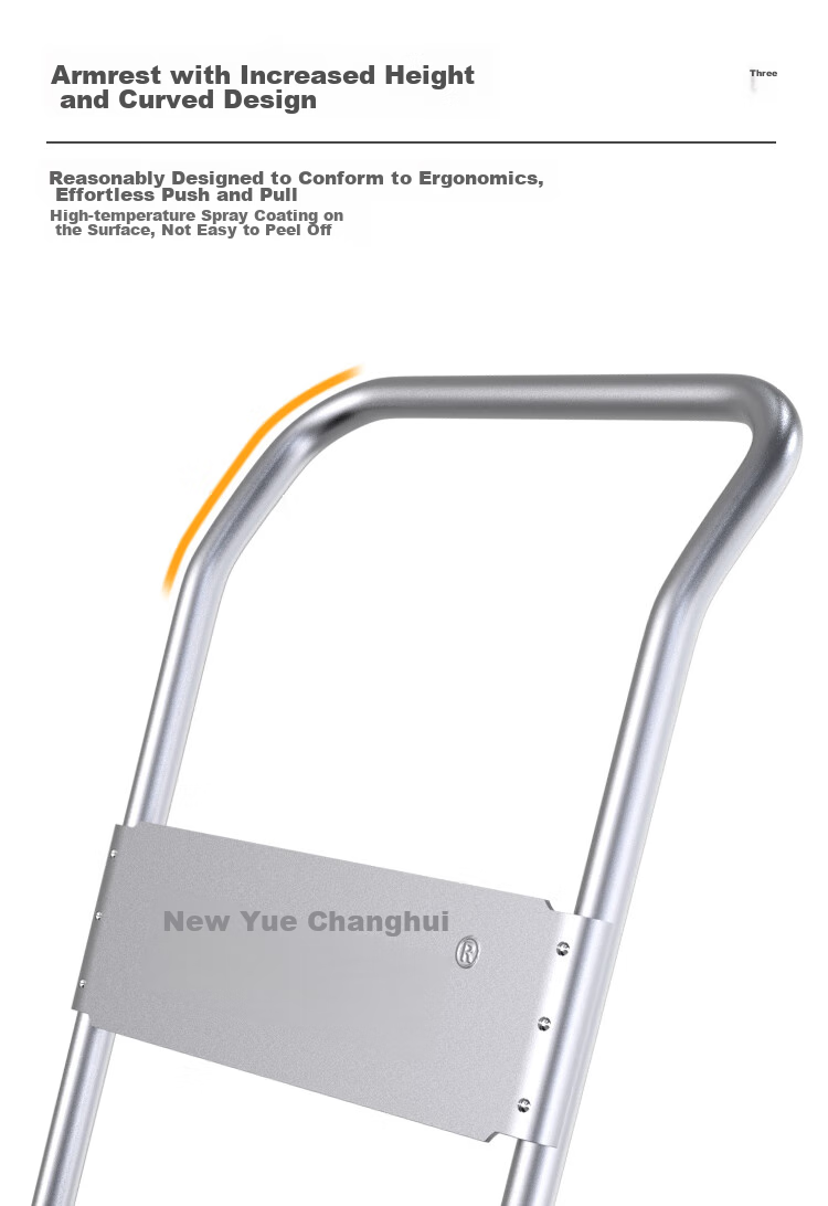 Тележка складная Xinyuechanghui, платформа 90x60 см, грузоподъемность 350 кг, колеса TPR, пластик/сталь
