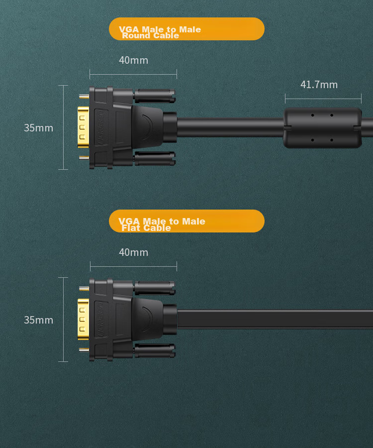 Кабель UGREEN VGA