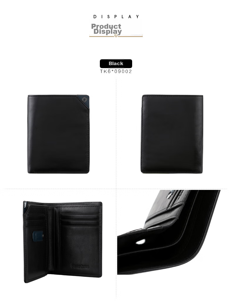 Мужской кожаный кошелек Samsonite