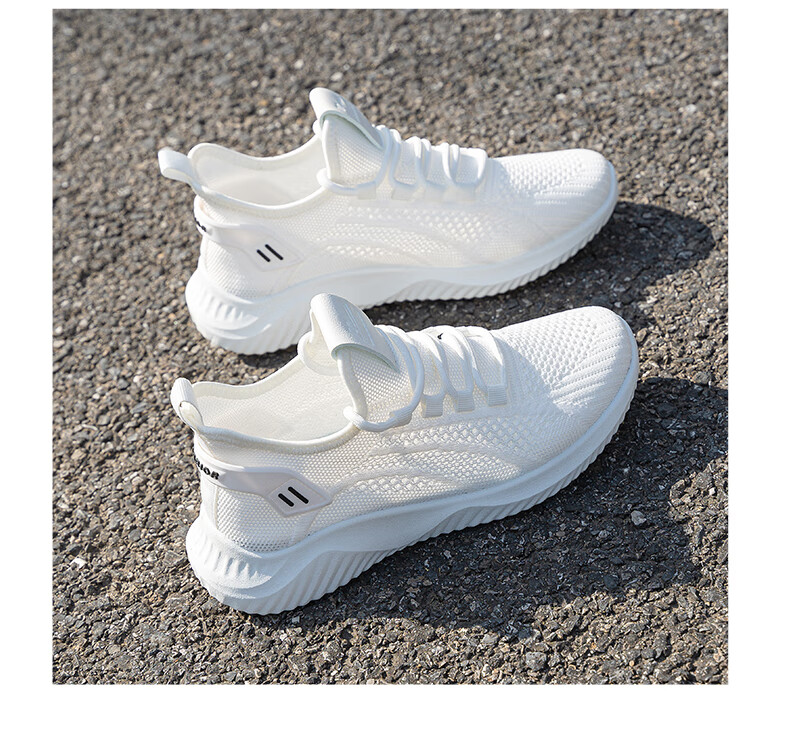 Женские кроссовки Huili Mesh Shoes, летние дышащие, удобные, на мягкой подошве, модные повседневные туфли, белые, размер 38