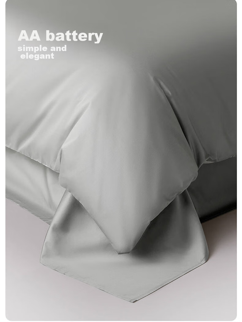 Комплект постельного белья LOVO Luolai, Luxury 100S Long-Staple Cotton Sateen, 4 предмета, хлопок, 1.5 метра, версия JINGDONG