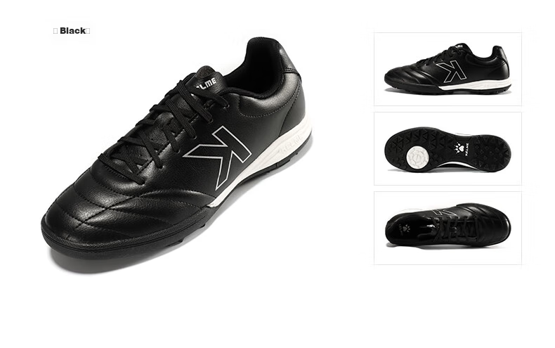 Футбольные бутсы KELME TF для мужчин и подростков, дышащие, нескользящие, профессиональные тренировочные бутсы для футбола, черные, размер 34