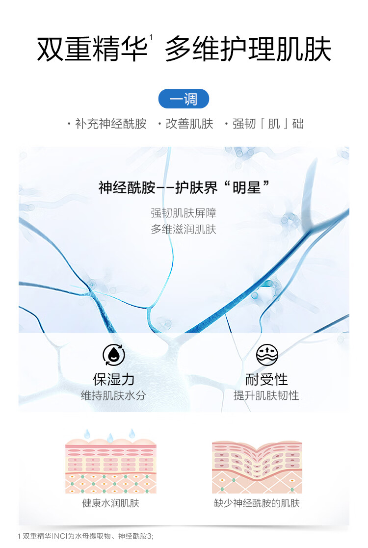 珀莱雅（PROYA）面膜女补水保湿深层清洁男小球藻面膜 小球藻面膜20片 小球藻面膜