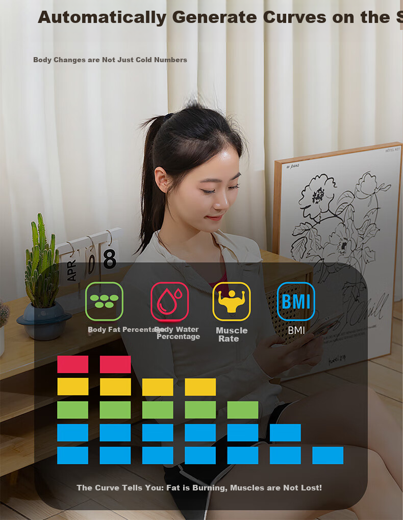 Умные напольные весы ICOMON S5, электронные, с Bluetooth, до 180 кг, измерение состава тела