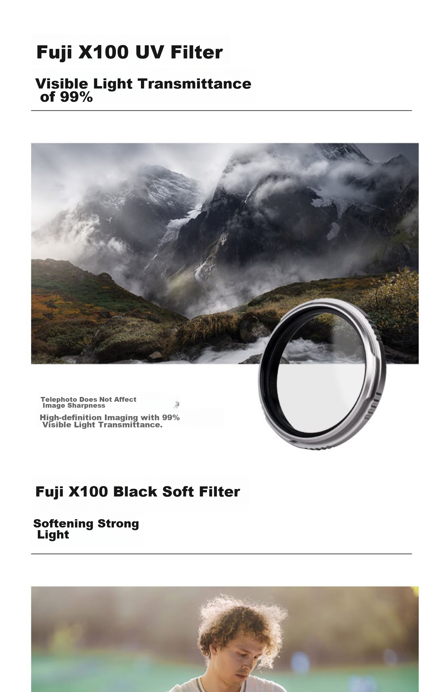 Защитный фильтр Haida NanoPro для камер Fuji X100 Series, УФ-фильтр, нейтрально-серый фильтр, черный, 49 мм
