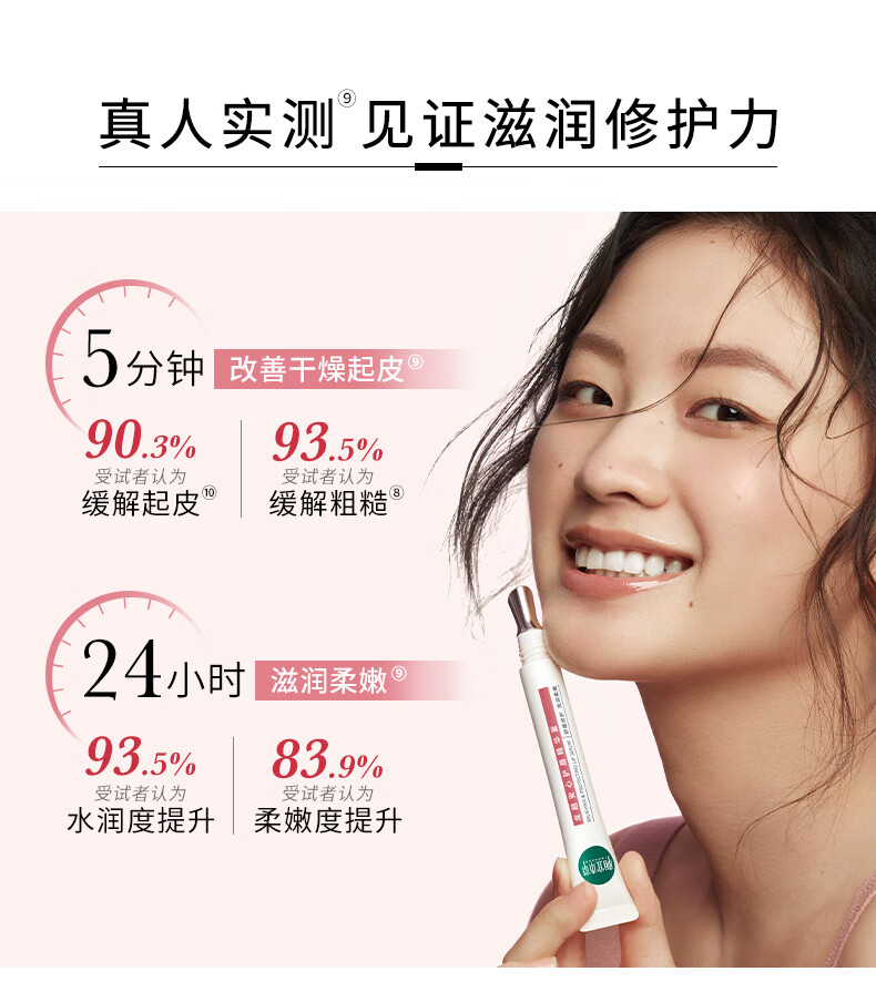 相宜本草龙胆安心护唇精华蜜10.8g（润唇膏 保湿修护 舒缓）