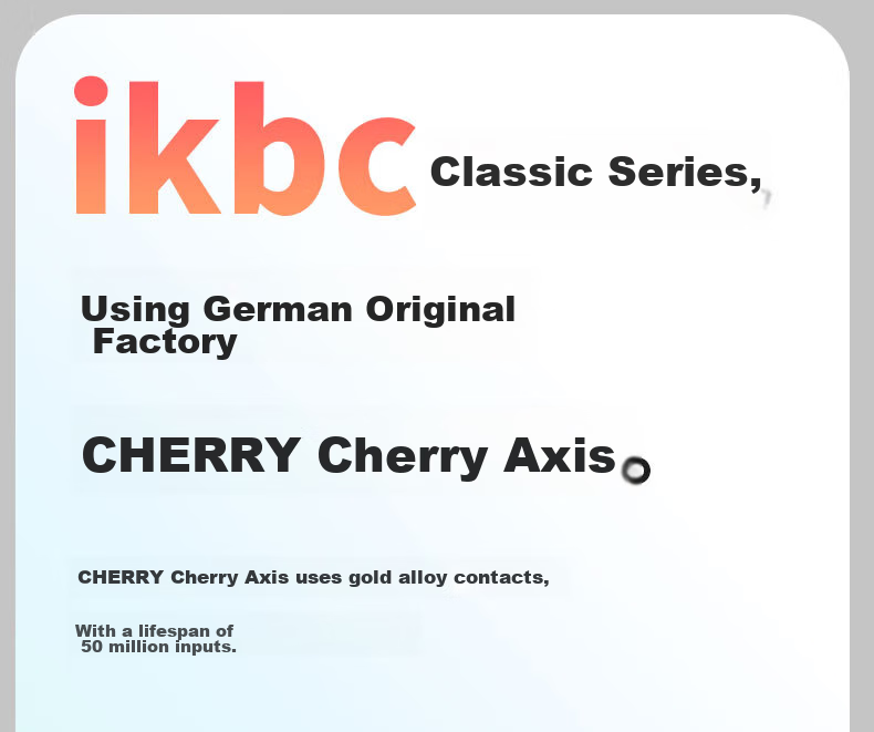 Беспроводная механическая клавиатура ikbc W210, 108 клавиш, беспроводная, игровая и офисная, с вишневыми переключателями, серый цвет, время