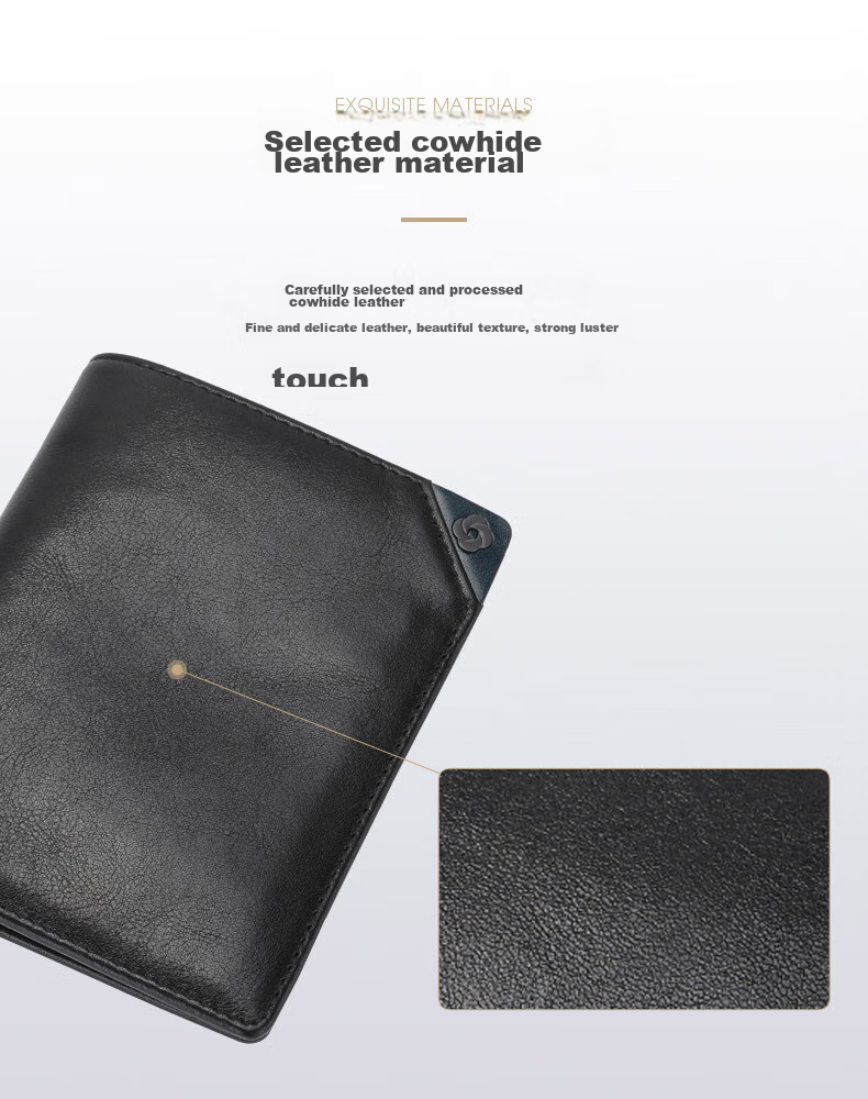 Мужской кожаный кошелек Samsonite
