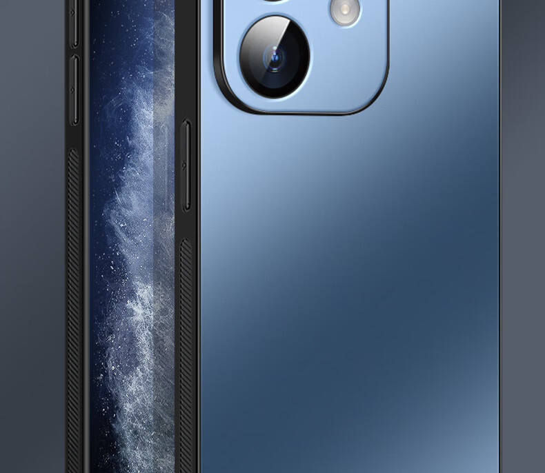 Чехол для iPhone 11 Shangsu AG Frosted, черный, деловой стиль, противоударный