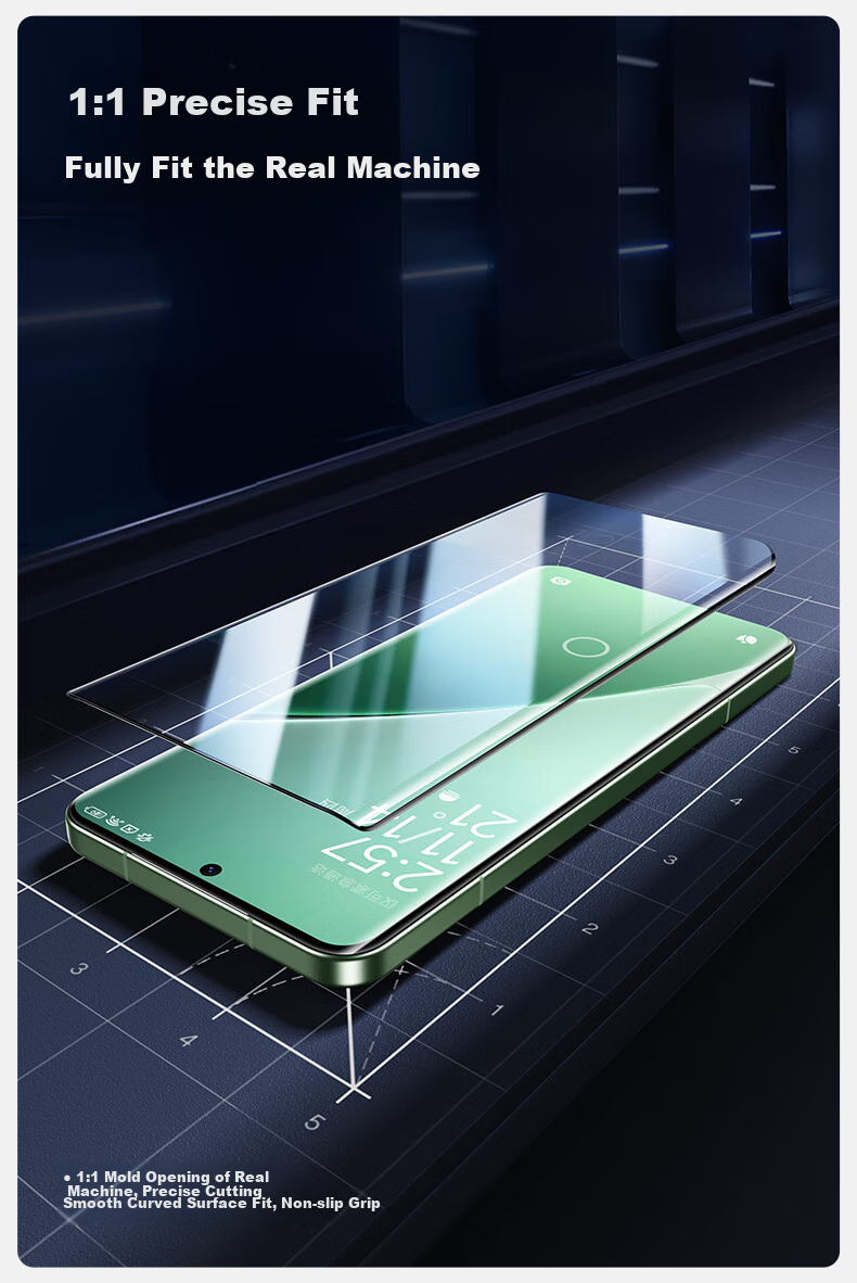 Защитная пленка Shanmo для Xiaomi 15 Pro/S Pro/15 Ultra, ультразвуковая, мягкая, закаленное стекло, 3D полноэкранное покрытие, противоударная, антиотпечатки, 2 шт.