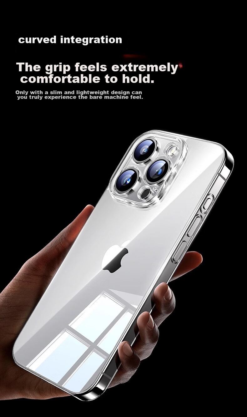 Противоударный чехол DIVI для Apple iPhone 15 Pro Max, прозрачный силиконовый, ультратонкий, защита от падений, простой стиль, с полной защитой