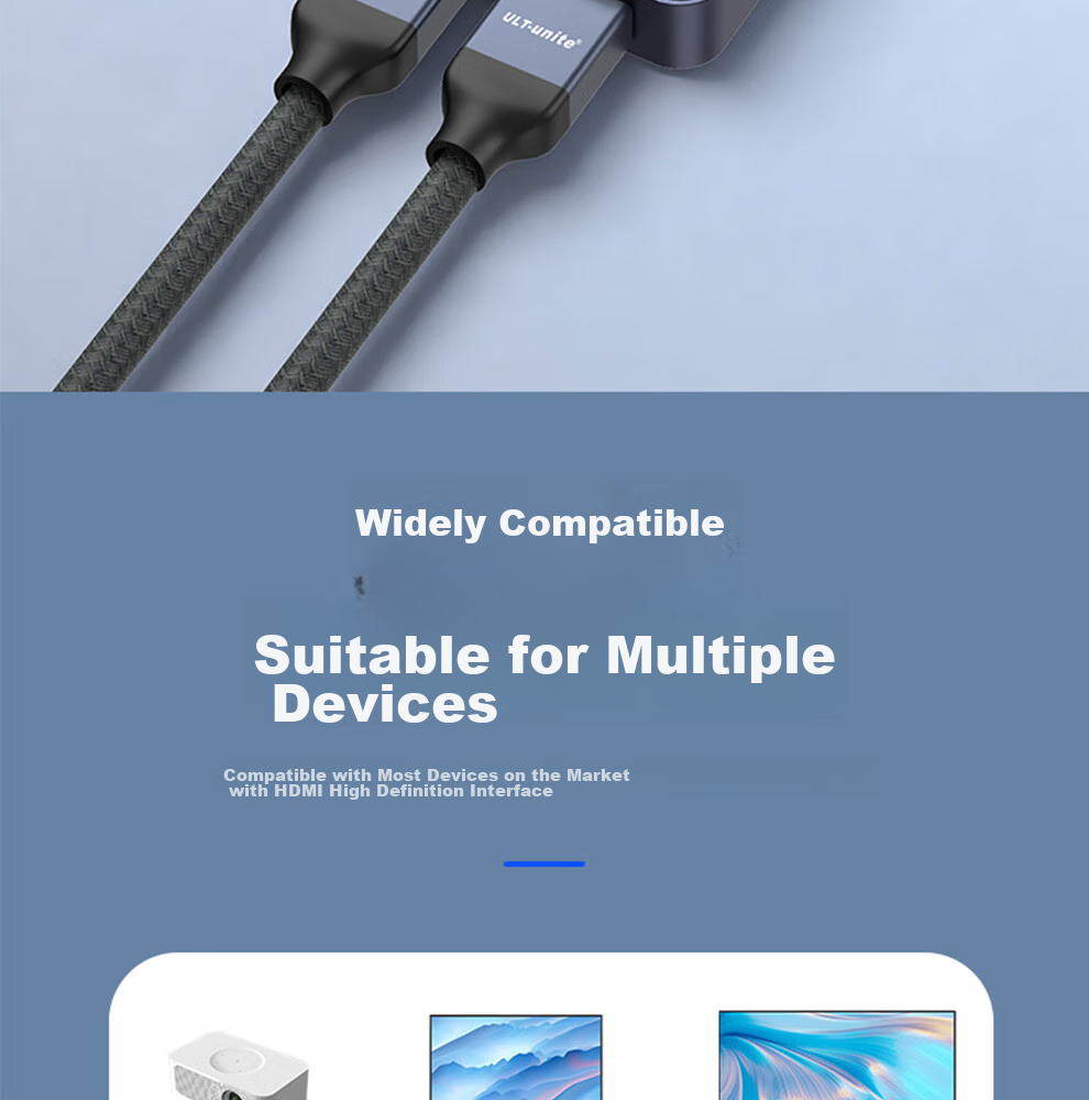 HDMI 2.1 переключатель ULT-unite, 8K/60Hz, 2 входа/1 выход или 1 вход/2 выхода, двухнаправленный сплиттер HD видео, для компьютера, ТВ, проектора