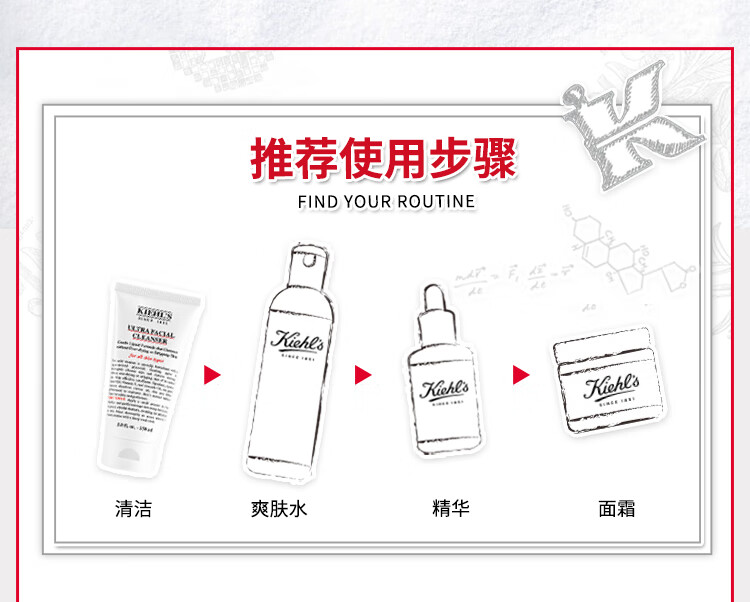 科颜氏（Kiehl's）高保湿泡沫洁面啫喱 150ML温和清洁洗面奶生日礼物女圣诞