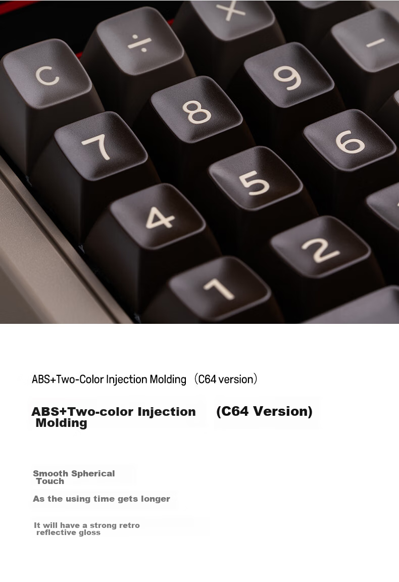 Компактная механическая клавиатура 8BitDo Retro18 Digital Keyboard, 3 режима подключения (Bluetooth, 2.4G, проводное), белая