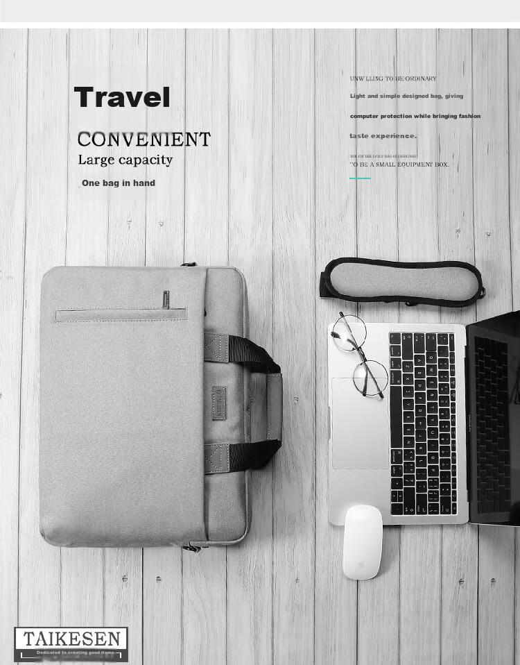 Сумка-слинг Taikesen для ноутбука, 14 дюймов, деловая, унисекс, для Huawei, Lenovo, Apple Macbook