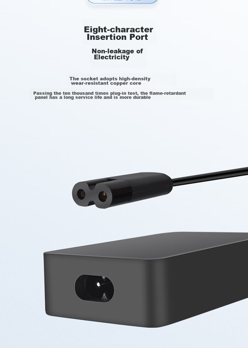 Зарядное устройство Mryc для ноутбука Microsoft Surface, 65 Вт, 15 В 4 А, с USB-портом, совместимо с Surface Pro 5/6/7/8/X/Go, Laptop 3/4, Book Power Adapter
