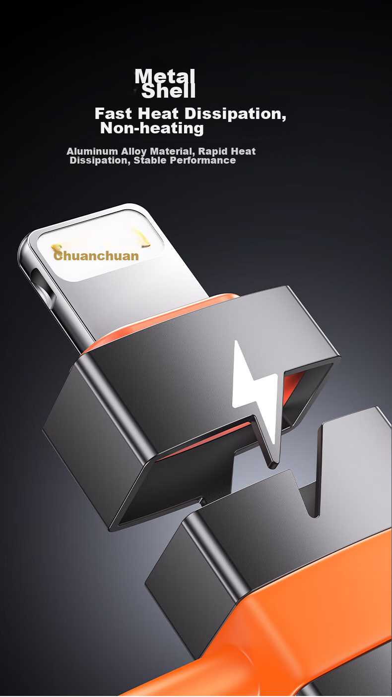BIAZE Переходник Type-C на Lightning 27W, кабель для зарядки и передачи данных, для iPhone 14/SE/12/XR/8/7/6s
