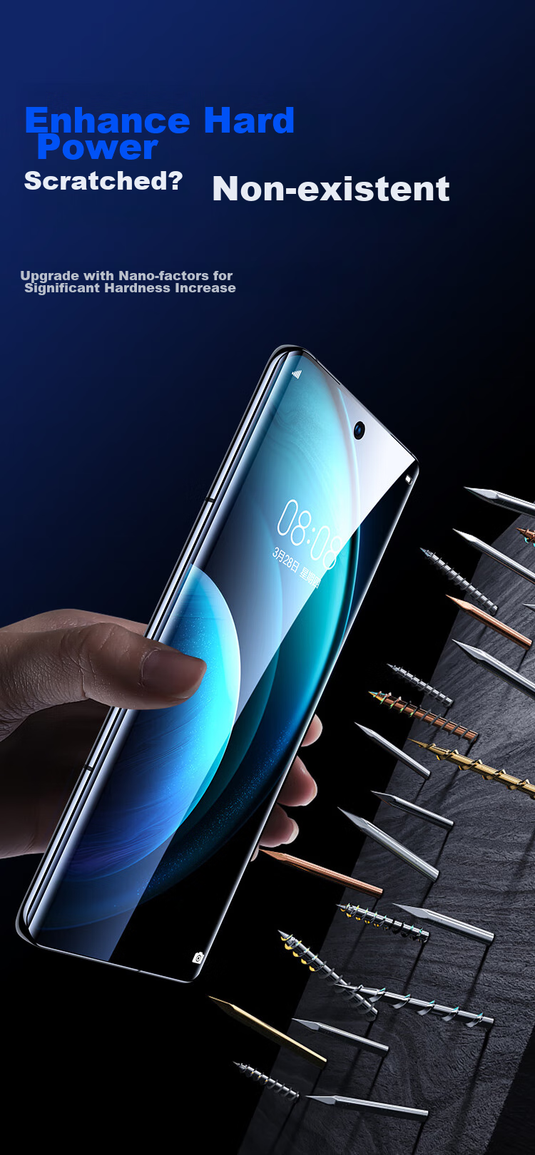 BIAZE Защитная гидрогелевая пленка для Vivo X100 Ultra, 2 шт., полноэкранная, противоударная, антиотпечатки