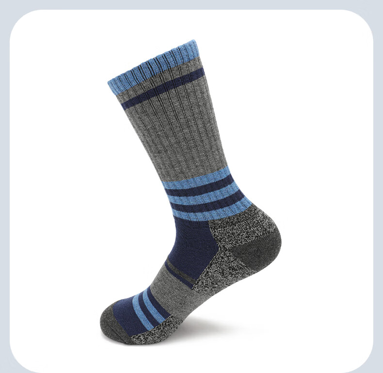 Носки TFO Merino Outdoor Socks, дышащие, из шерсти мериноса, для спорта, бега, хайкинга и альпинизма, мужские, темно-серые