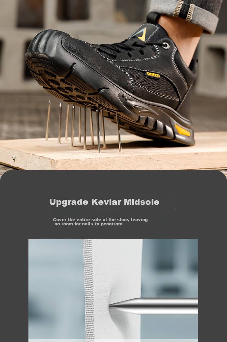 Рабочие ботинки Jingtu Safety Shoes мужские, противоударные, противопрокольные, износостойкие, размер 41