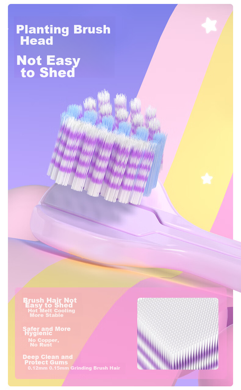 Трехсторонняя зубная щетка DR.BAEK Fairy Wand для взрослых, антибактериальная, мягкая щетина, защита десен, 3 шт.