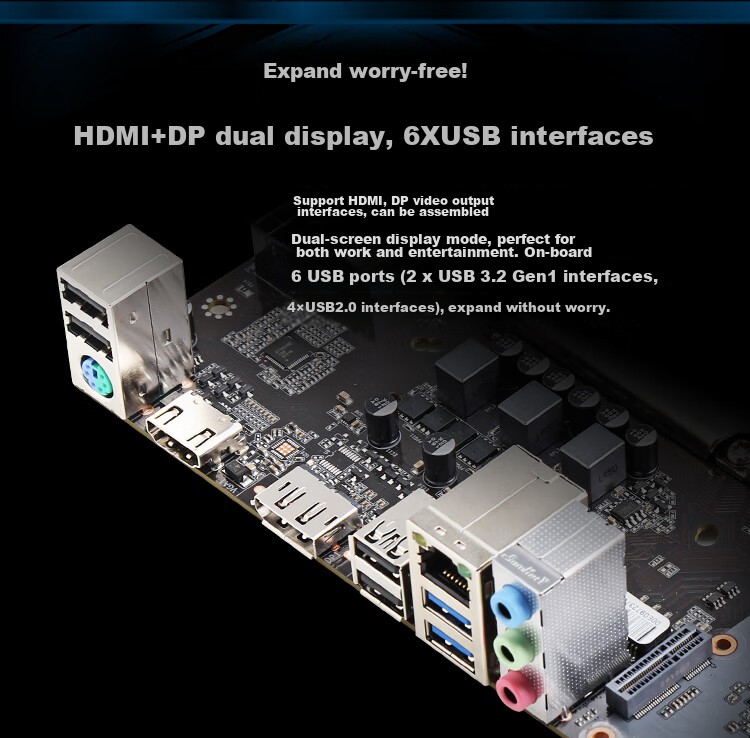 Материнская плата ONDA H610E-B для процессоров Intel LGA 1700, DDR4, M-ATX, с поддержкой SATA и M.2 NVMe, HDMI/DP