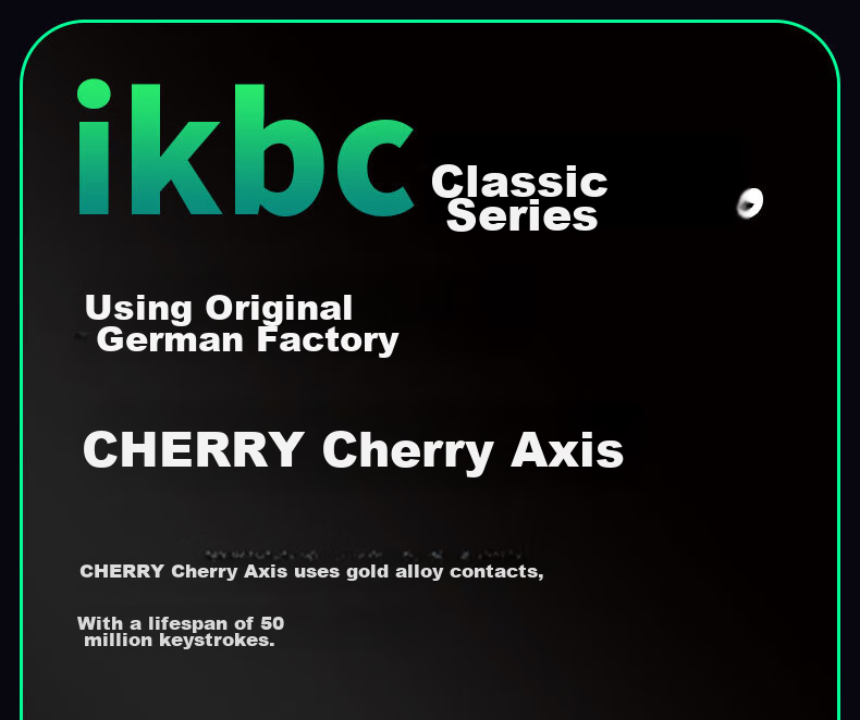 Механическая клавиатура ikbc F210, 108 клавиш, RGB подсветка, Cherry MX Brown, проводная, белая
