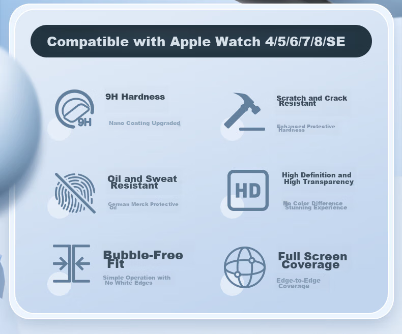 Защитный чехол BHO для Apple Watch Series 11/10, с защитным стеклом, полузакрытый, интегрированный чехол для iWatch S9/8/7/6/SE3/2, черный