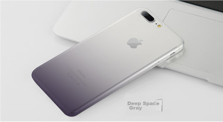 Чехол ESCAPE для iPhone 8/7 Plus, прозрачный, силиконовый, противоударный, TPU, мягкая защитная накладка, 5.5 дюймов