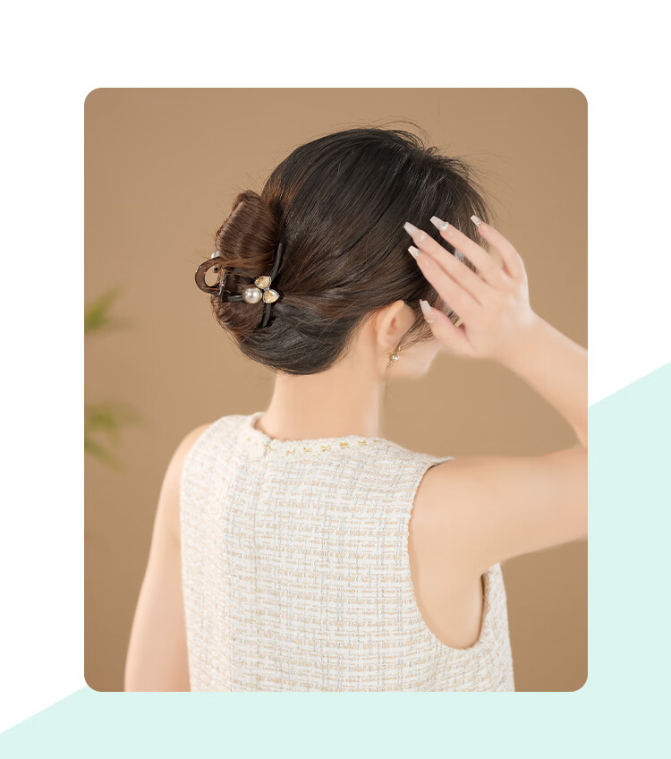 Зажим для волос с кристаллами