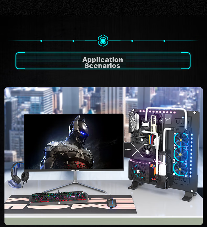 Механическая игровая клавиатура EWEADN TK900 с мышью, проводная, USB, подсветка, черная